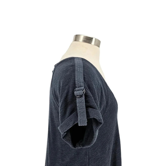 Anthropologie Saturday Sunday Shift Dress Terrycloth Short Sleeve Knee Length - Picture 3 of 7